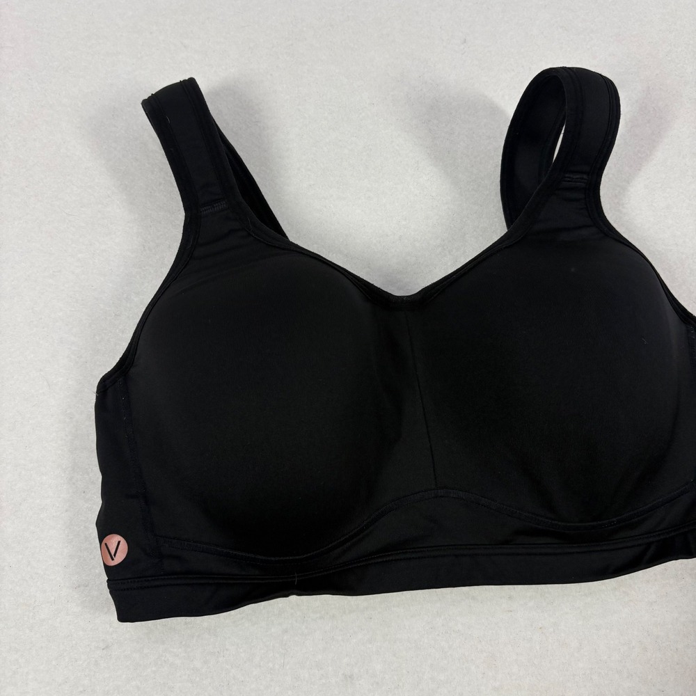 Livi Active Sports Bra Womens 38D Black Excellent Underwire High Impact Support - Picture 3 of 10